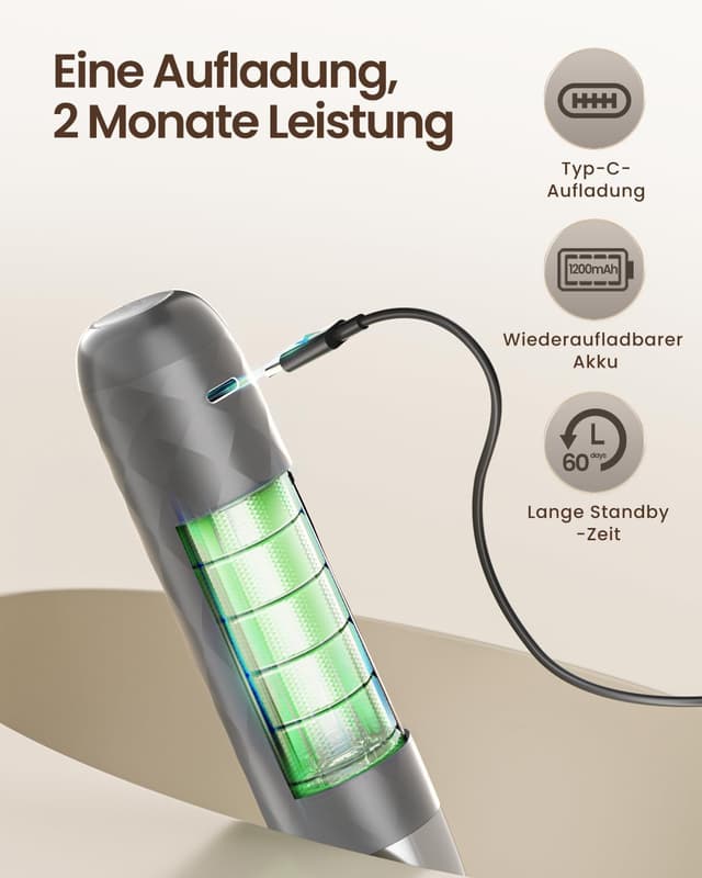 Detalle de Maestri House LunaFro Mini Milchaufschäumer 1200mAh