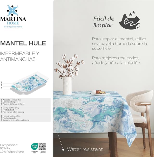 Thumbnail 3 de Martina Home Genil nappe en toile cirée 200 x 140 cm