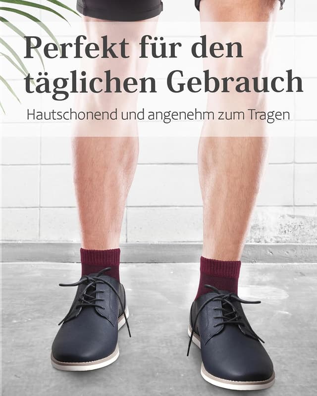 Detalle 2 de Fiera Besa : lot de 4 paires de chaussettes diabétiques en bambou pour homme (sans couture à l’avant)