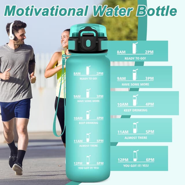 Detalle 2 de JAPORIA Borraccia 1L con cannuccia