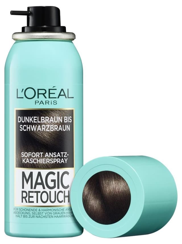 Thumbnail 2 de L’Oréal Paris Magic Retouch Ansatz-Kaschierspray Dunkelbraun bis Schwarzbraun (4er-Pack, 1×75 ml pro Dose)
