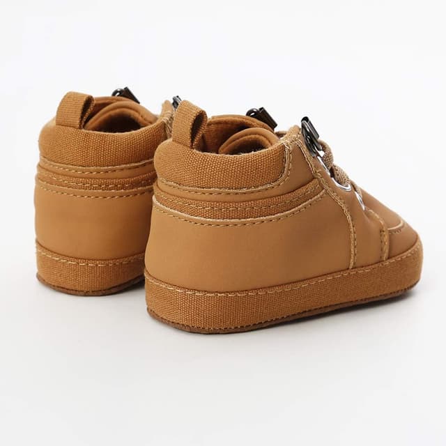 Detalle de RVROVIC Baby First Walkers Anti-Slip Sneakers & Soft Ankle Boots