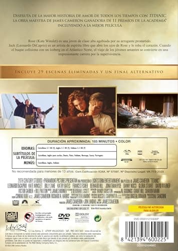 Detalle 2 de Divisa HV Titanic DVD