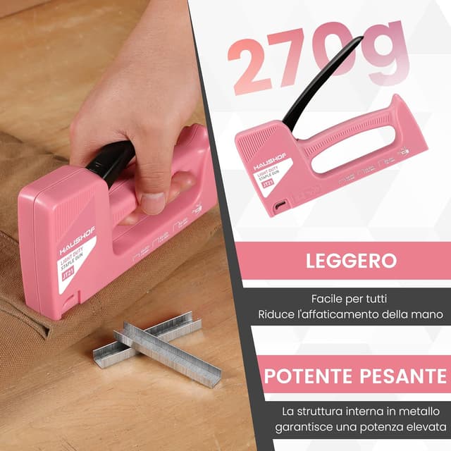 Thumbnail 4 de HAUSHOF Graffatrice Manuale 18 cm 800 graffette