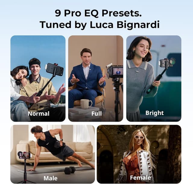 Detalle 2 de SMALLRIG Microfono Wireless S70 5716 con USB-C e jack 3,5 mm per vlogging, 48 kHz/24 bit