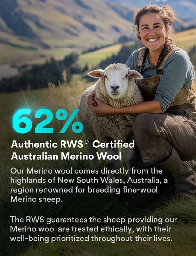 Thumbnail 2 de Juclise Merino Wool Hiking Socks 62% Merino