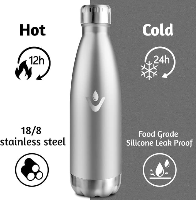 Detalle 2 de Motswedi borraccia termica 750 ml in acciaio inox 18/8 a doppia parete