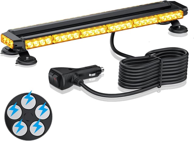 Detalle de eSynic magnetic beacon light bar 71.5cm