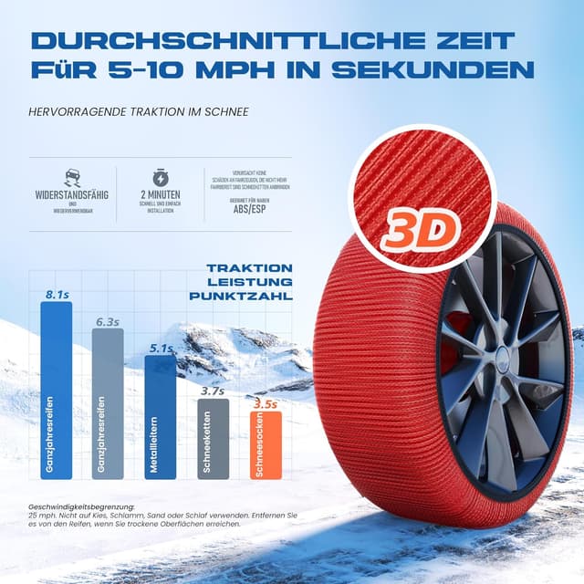 Thumbnail 2 de SOTISI Winterreifen Schneeketten S 2er Set