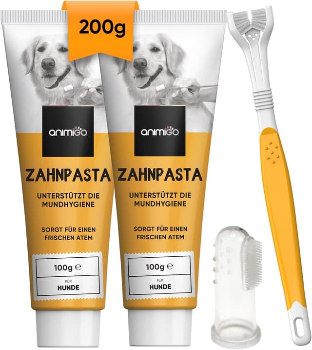 Detalle de animigo 2X Hundezahnpasta 100g