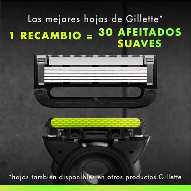 Detalle 1 de Gillette Labs Recambios Heated Razor 8 unidades 🪒