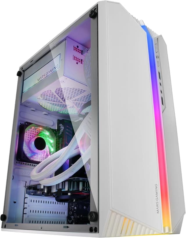 Detalle 2 de Mars Gaming MC-S1 Biasso Case PC Gaming compatto Micro-ATX 🖥