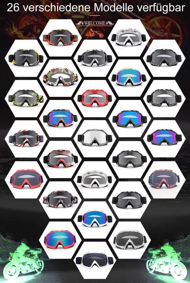 Thumbnail 5 de SPOSUNE Motorradbrille 129 g đ„œ