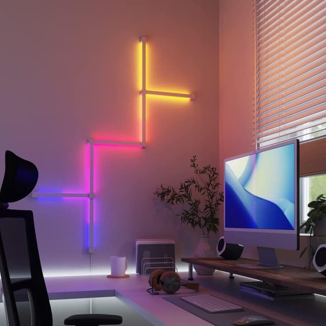 Thumbnail 7 de Nanoleaf Lines Extensión 3 Barras Luz LED RGBW 90° 🌈