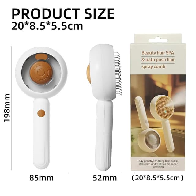 Thumbnail 1 de Youery Katzenbürste mit Dampf – leise Fellpflege mit Ein-Klick-Steuerung für Lang- und Kurzhaar