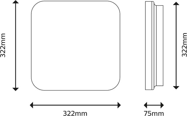 Thumbnail 2 de Philips MAUVE - Plafón LED Blanco Frío 17W 💡