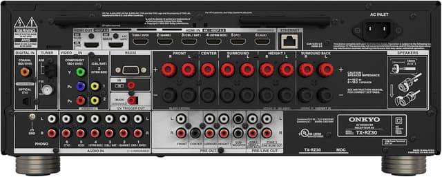 Detalle 2 de Onkyo AV Receiver TX-RZ30 9.2-channel 100W Dirac Live THX