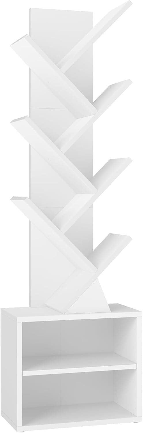 Imagen de VASAGLE CUSTOS LBC607WB01 Libreria ad alberi autoportante con 2 scomparti aperti, bianco nuvola en OfertitasTOP