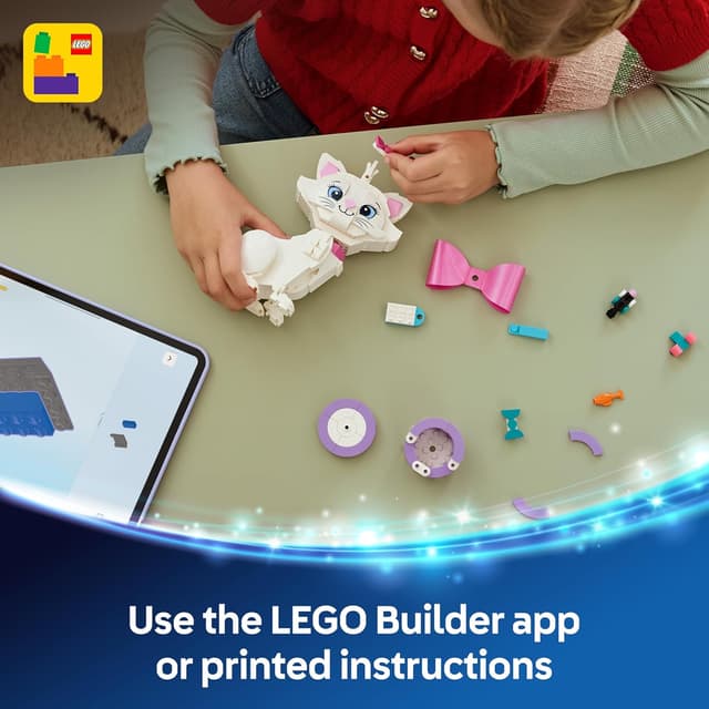 Detalle de LEGO Marie toy cat 43286 figure