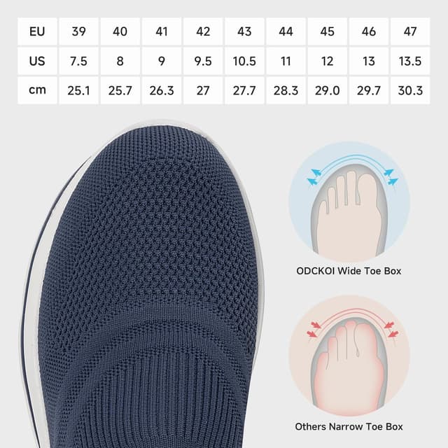 Thumbnail 5 de ODCKOI Slip On Sneaker Herren Ohne Schnürsenkel