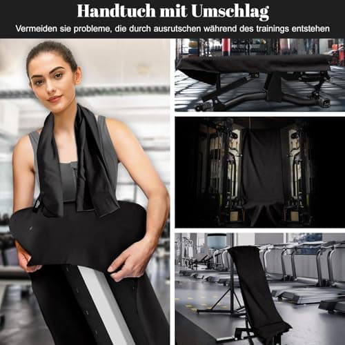 Detalle de Set de 2 toallas de microfibra Pameil para gimnasio, piscina y viaje (compactas y de secado rápido)