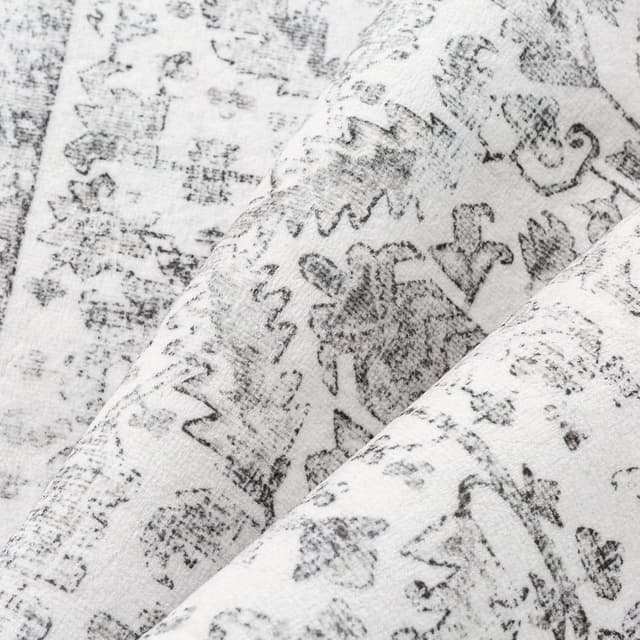 Detalle 2 de PureCozy Graue Vintage-Fußmatte 60x90 cm