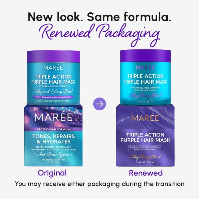 Thumbnail 1 de MAREE Deep Conditioning Purple Hair Mask 5–10 min