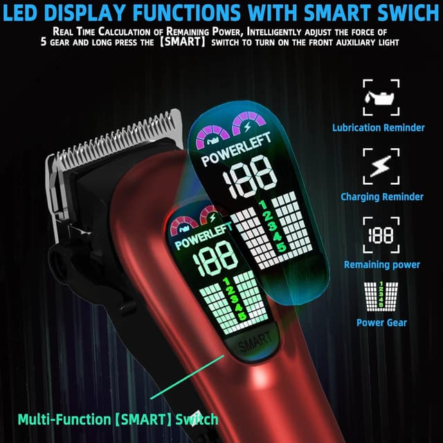 Thumbnail 4 de TCMKY Hair Clippers 200 min battery