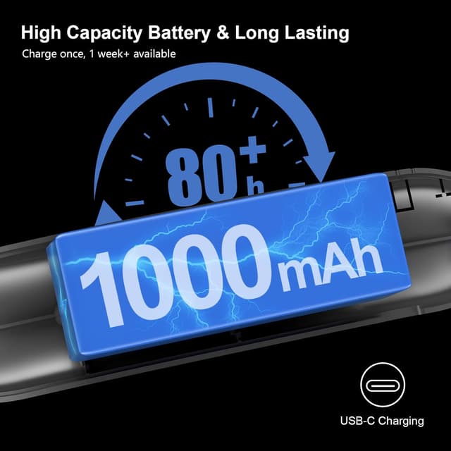 Detalle de Gritin Collo Lampada Luce da Lettura Ricaricabile LED per libri, 3 temperature e dimmer