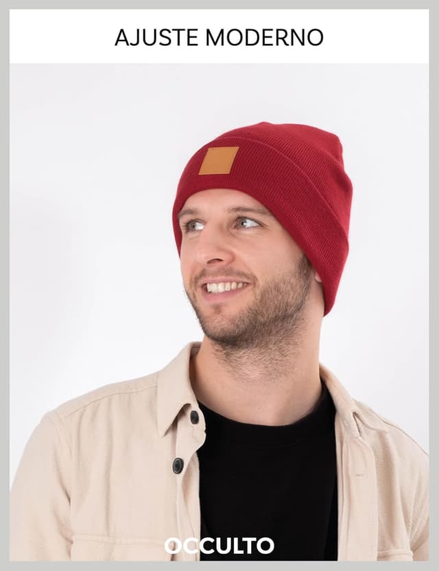 Thumbnail 4 de Gorro de invierno Occulto con parche de cuero