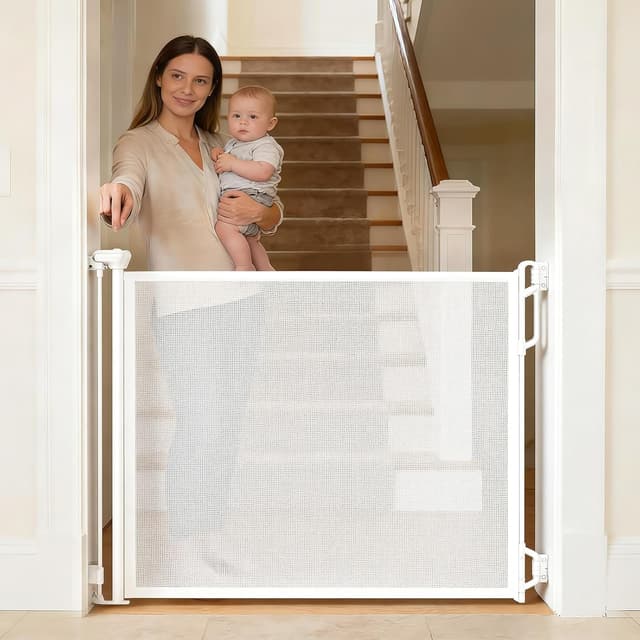 Imagen de SPACEANY Retractable Mesh Gate 33.5" tall 🚪 en OfertitasTOP