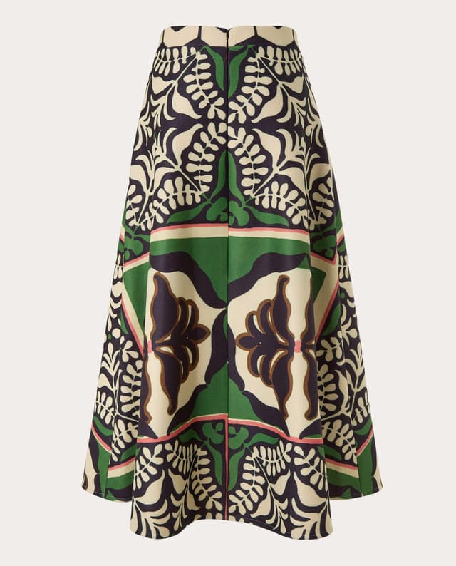 Thumbnail 1 de Philippa 1970 Vera falda midi evasé