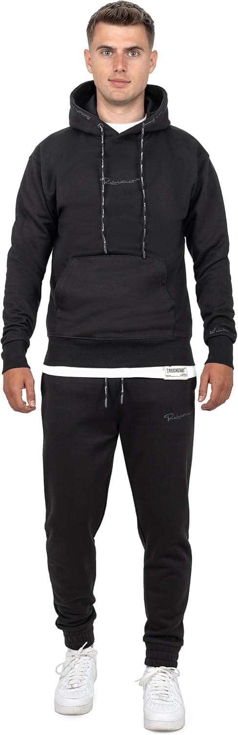 Detalle de Reichstadt sweat à capuche homme en coton 100% à coupe moderne