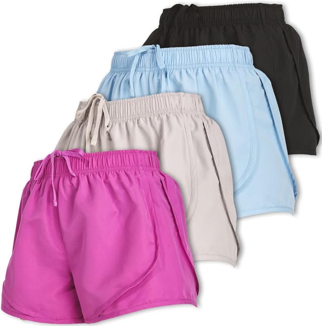 Detalle de Ultra Performance Women’s Running Shorts 4-Pack with Brief Liner