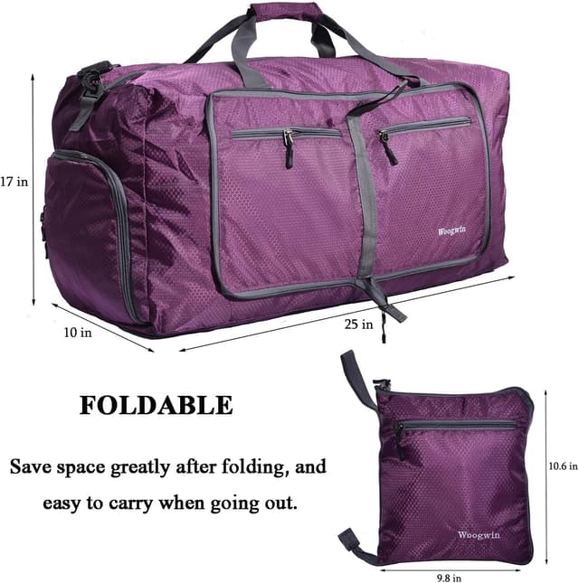 Thumbnail 2 de Woogwin Travel Duffel Bag Large foldable waterproof duffel