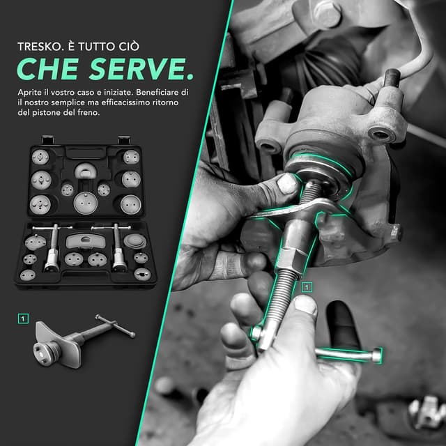 Thumbnail 5 de TRESKO Set ripristino pistone 23 pezzi ðŸ›