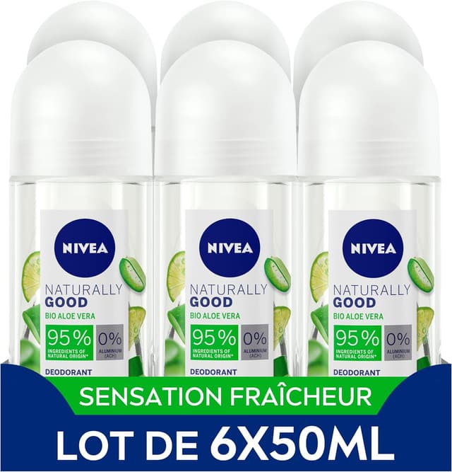 Imagen de NIVEA NATURALLY GOOD Déodorant roll-on 50 ml en OfertitasTOP