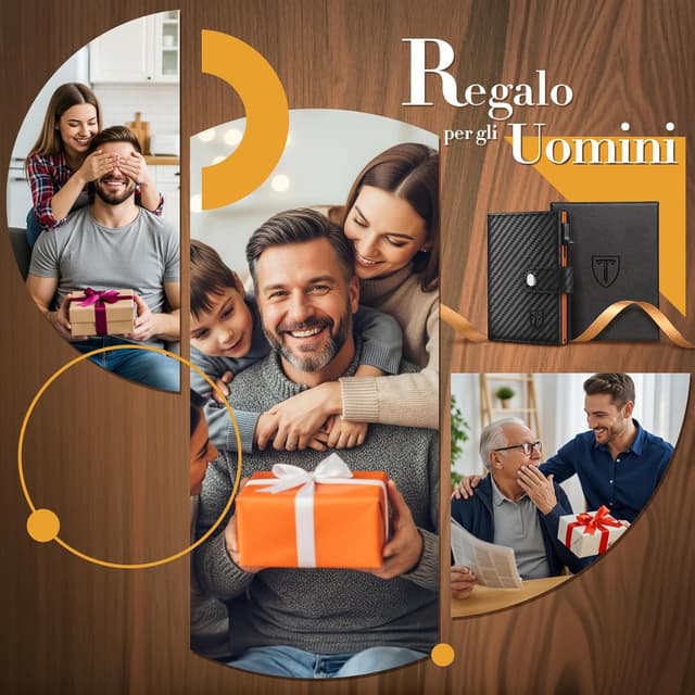 Thumbnail 6 de TENBST Portafoglio 10 carte con RFID