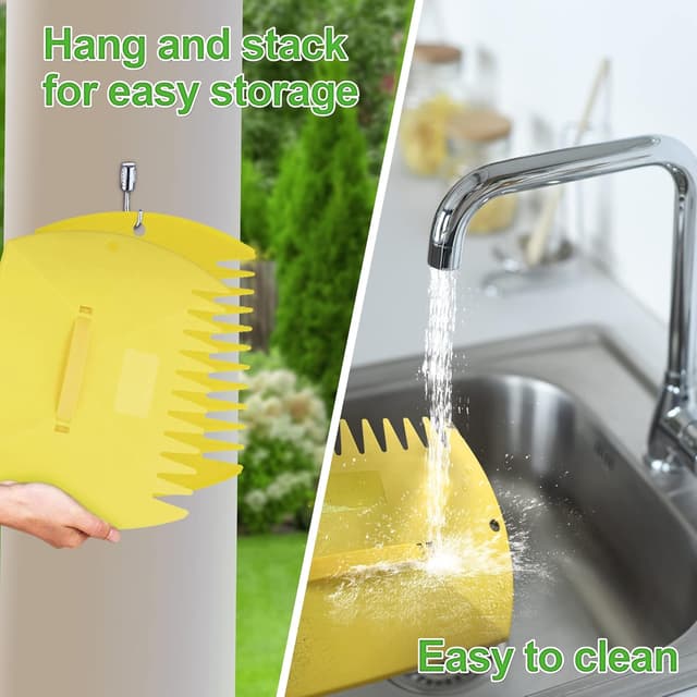 Thumbnail 6 de GardenHOME - Rastrillos para Hojas Amarillos 🍂 (2 Unidades)