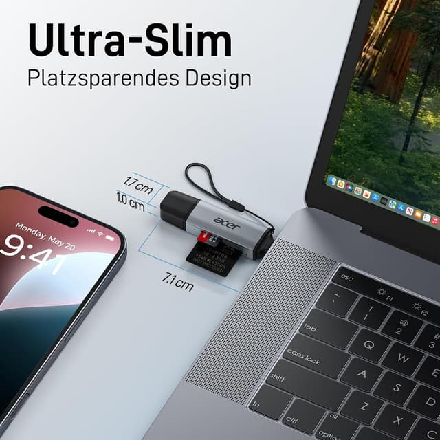 Thumbnail 6 de Acer SD Kartenleser USB‑C Dual 3.0 für SD/MicroSD