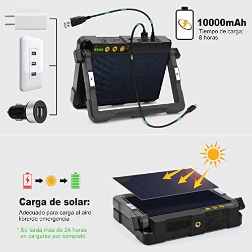 Detalle 1 de MEIKEE Foco LED Recargable 1000 lúmenes