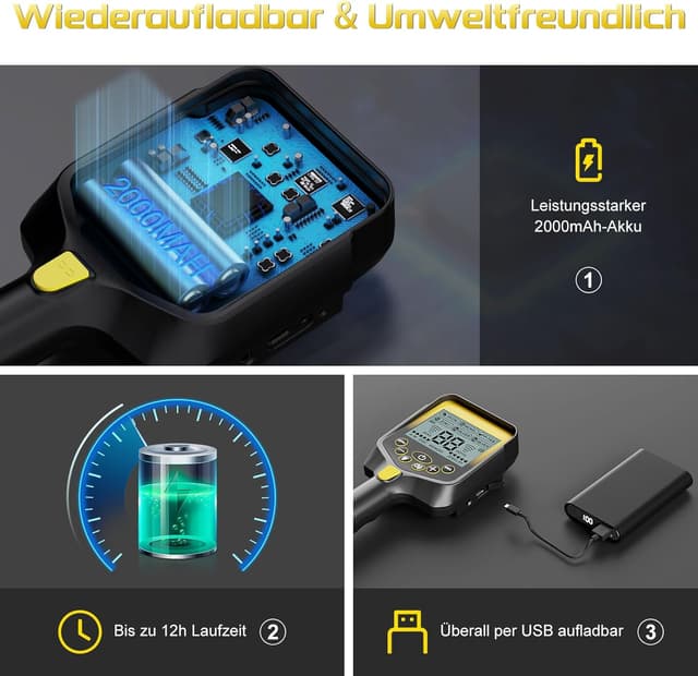 Detalle 2 de LOLARAN Metalldetektor Profi Gold Finder 1.35 kg