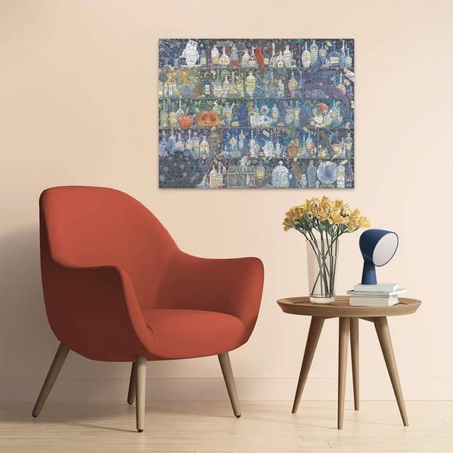 Detalle 2 de Ravensburger Puzzle 2000 pièces L’étagère à Potions