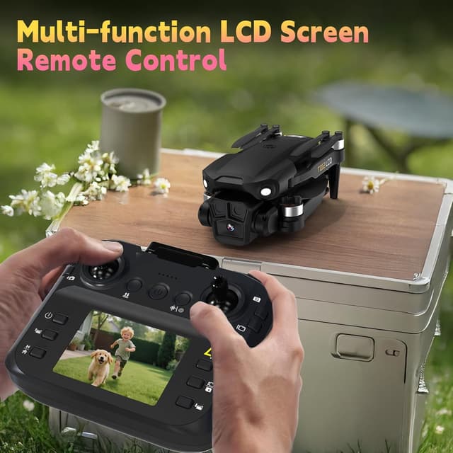 Detalle 2 de Toladrone TD12LCD drone pieghevole con telecamera 4K e trasmissione su schermo LCD