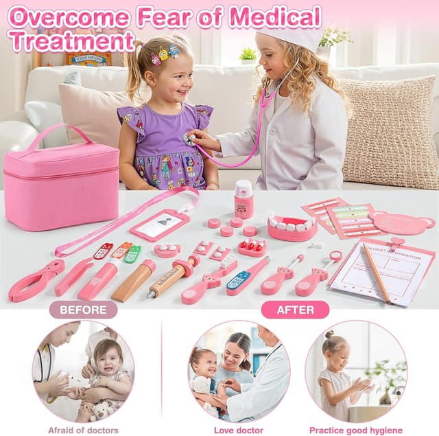 Detalle 2 de Ophy Kids Doctor Set 40-Piece