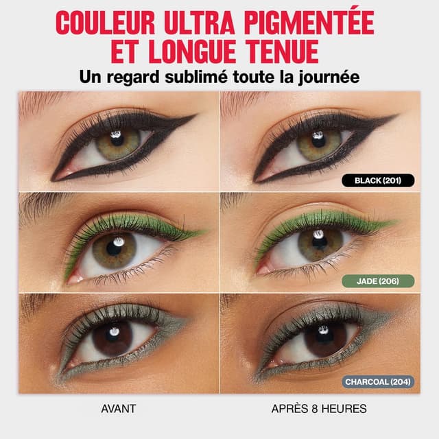 Detalle de Revlon ColorStay Eyeliner Pencil 206 Jade : crayon waterproof ultra pigmenté, effet smoky