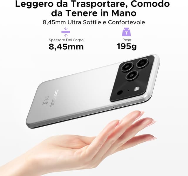 Thumbnail 5 de DOOGEE Note 56 Plus 48GB RAM 256GB ROM Argento