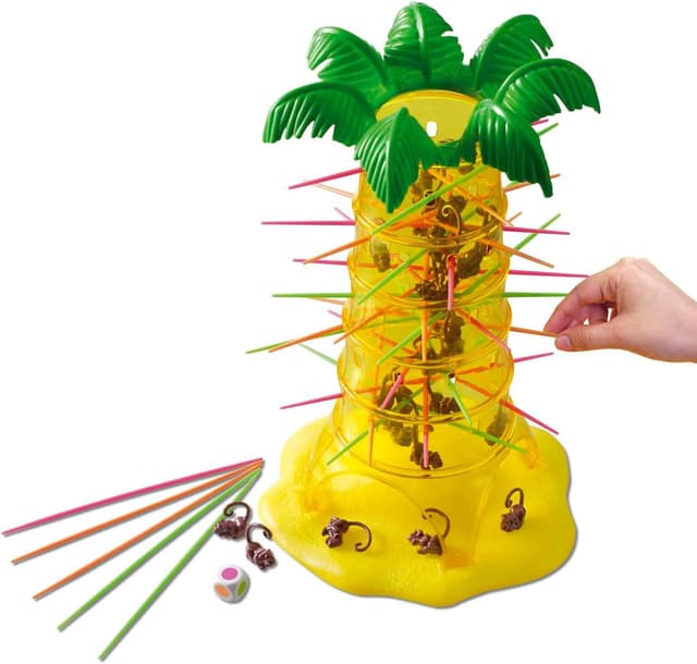 Detalle de Mattel Games Monos Locos: Diversión en juegos de mesa 🐒