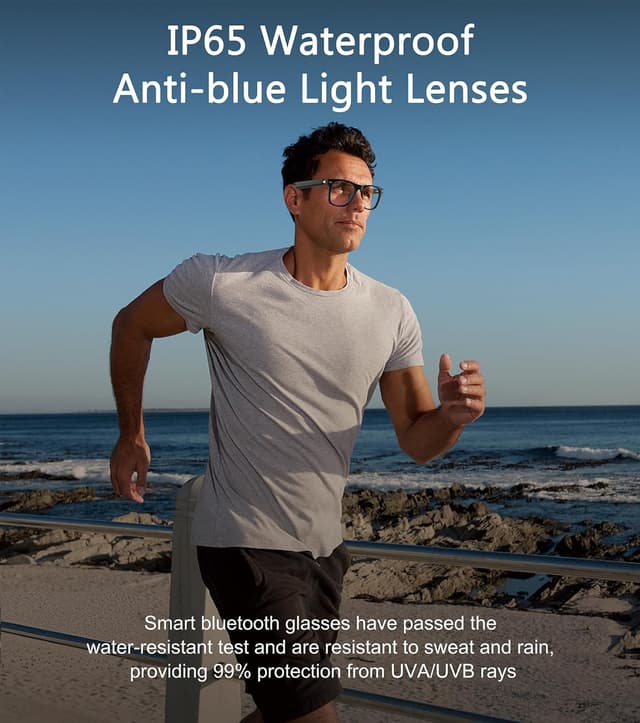 Thumbnail 5 de BLESSOURCE Smart Glasses Open‑Ear Bluetooth