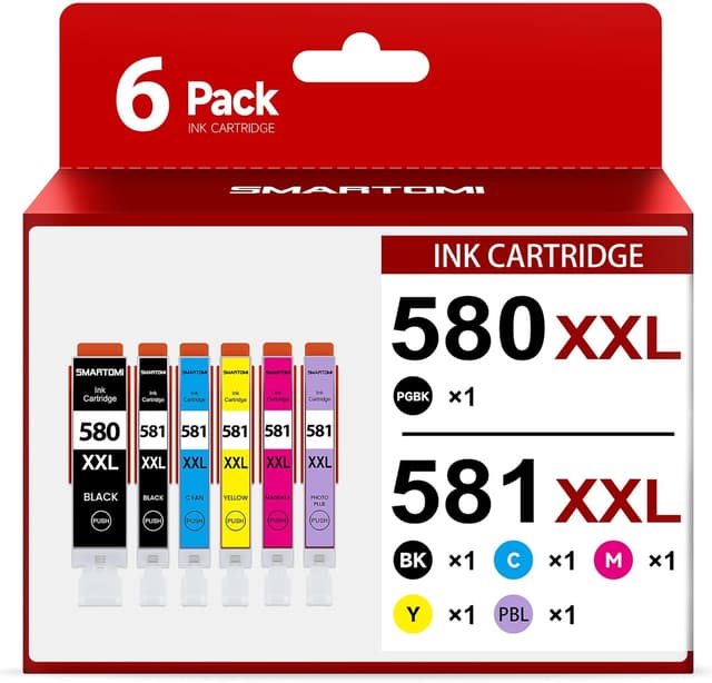 Thumbnail 6 de SMARTOMI PGI-580 XXL 10-Pack ink set